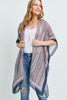 MULTI COLOR STRIPE KIMONO