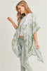 BOHEMIAN PRINT OPEN FRONT KIMONO