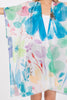 WATERCOLOR FLOWER PRINT KIMONO