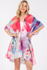 WATERCOLOR FLOWER PRINT KIMONO