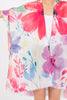 WATERCOLOR FLOWER PRINT KIMONO