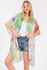 WATERCOLOR FLOWER PRINT KIMONO