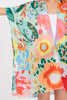 MULTI COLOR FLOWER PRINT KIMONO