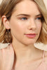 MYE1192 - MOROCCAN FILIGREE DANGLE HOOK EARRINGS