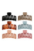 CRISS CROSS CUT OUT PATTERN PLASTIC HAIR CLIP HAIR ACCESSORIES