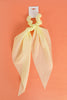 ORGANZA PLAIN SCRUNCHIE SCARF HAIR ACCESSORIES