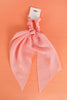 ORGANZA PLAIN SCRUNCHIE SCARF HAIR ACCESSORIES