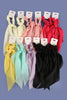 SOLID COLOR SCRUNCHIE SCARF HAIR ACCESSORIES