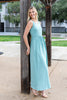 SOLID SLEEVELESS MAXI DRESS