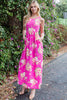 FLORAL SLEEVELESS MAXI DRESS