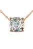 16355 - CUSHION GLITTER NECKLACE