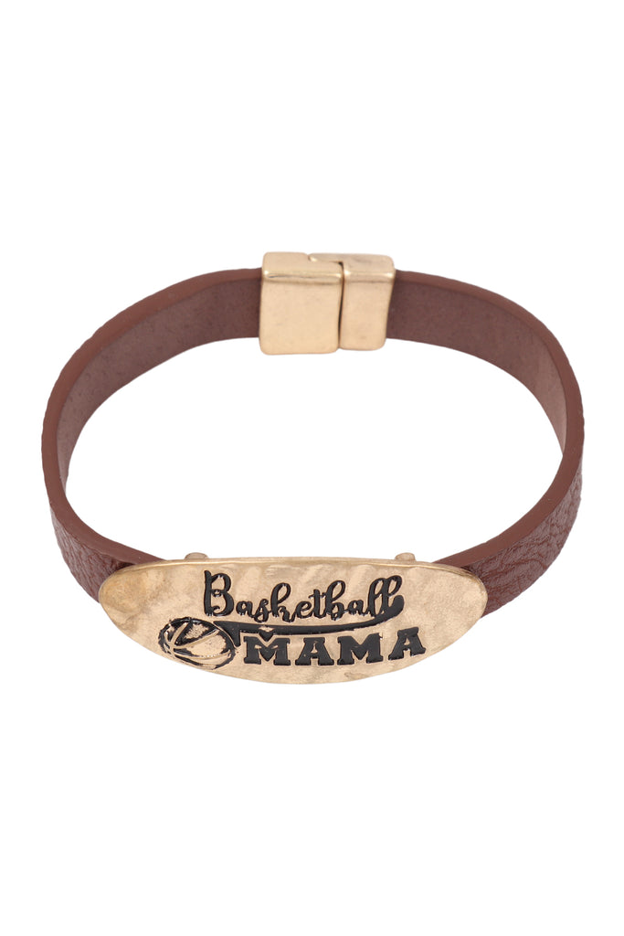 83913STOWG - BASKETBALL MAMA MAGNETIC STRAP BRACELET