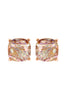 AE0088 - GLASS CUSHION POST EARRINGS