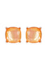 AE0088 - GLASS CUSHION POST EARRINGS