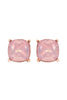 AE0088 - GLASS CUSHION POST EARRINGS