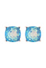 AE0088 - GLASS CUSHION POST EARRINGS