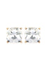 AE0088 - GLASS CUSHION POST EARRINGS