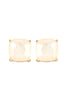 AE0088 - GLASS CUSHION POST EARRINGS