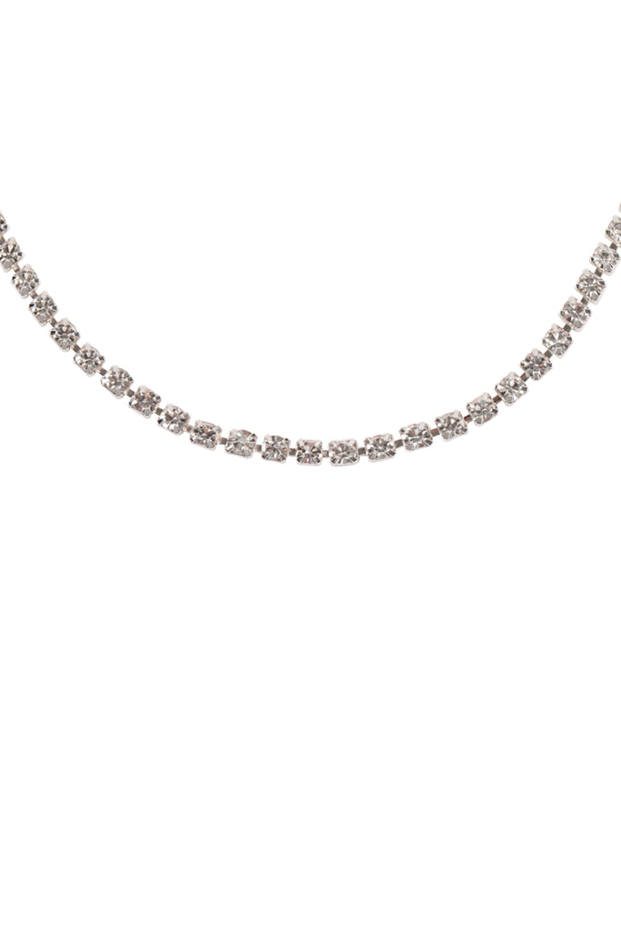 DNA020 - STONE CHAIN CHOKER NECKLACE