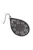 E1094 - FILIGREE TEARDROP HOOK EARRINGS