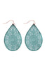 E1094 - FILIGREE TEARDROP HOOK EARRINGS