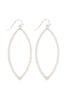 OPEN MARQUISE SHAPE PAVE EARRINGS