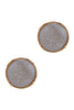 FE1921 - DRUZY ROUND POST EARRINGS