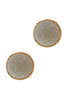 FE1921 - DRUZY ROUND POST EARRINGS