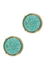 FE1921 - DRUZY ROUND POST EARRINGS