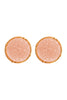 FE1921 - DRUZY ROUND POST EARRINGS