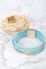 MULTILINE LEATHER MAGNETIC BRACELET