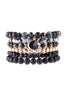 MULTI LINE BEADED BRACELET