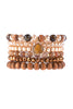 MULTI LINE BEADED BRACELET