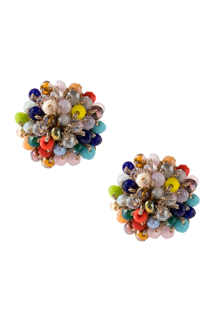 HDE2597  - RONDELLE POST EARRINGS