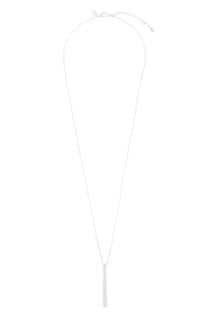 VERTICAL BAR PENDANT LONG NECKLACE