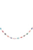 JNB456 - EVIL EYE CHAIN COLOR CHOKER NECKLACE