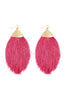 OVERSIZED TASSEL DROP EARRINGS