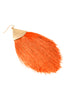 OVERSIZED TASSEL DROP EARRINGS