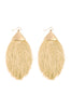 OVERSIZED TASSEL DROP EARRINGS