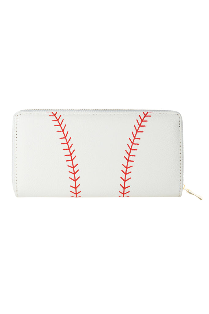 MB0073 - BASEBALL ZIPPER WALLET