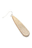 ME10087 - LONG TEARDROP CAST DANGLE EARRINGS