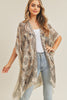 BOHEMIAN PRINT OPEN FRONT KIMONO