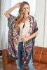 TIE DYE BOHO OPEN FRONT KIMONO