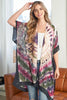 TIE DYE BOHO OPEN FRONT KIMONO