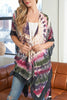 TIE DYE BOHO OPEN FRONT KIMONO