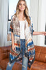 TIE DYE BOHO OPEN FRONT KIMONO