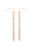 RHINESTONE BAR DROP EARRINGS