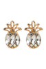 MYE1154 -  PINEAPPLE RHINESTONE EARRINGS/6PAIRS