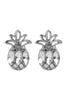 MYE1154 -  PINEAPPLE RHINESTONE EARRINGS/6PAIRS