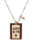 JOHN 3:16 ENGRAVED PLATE POCKET NECKLACE